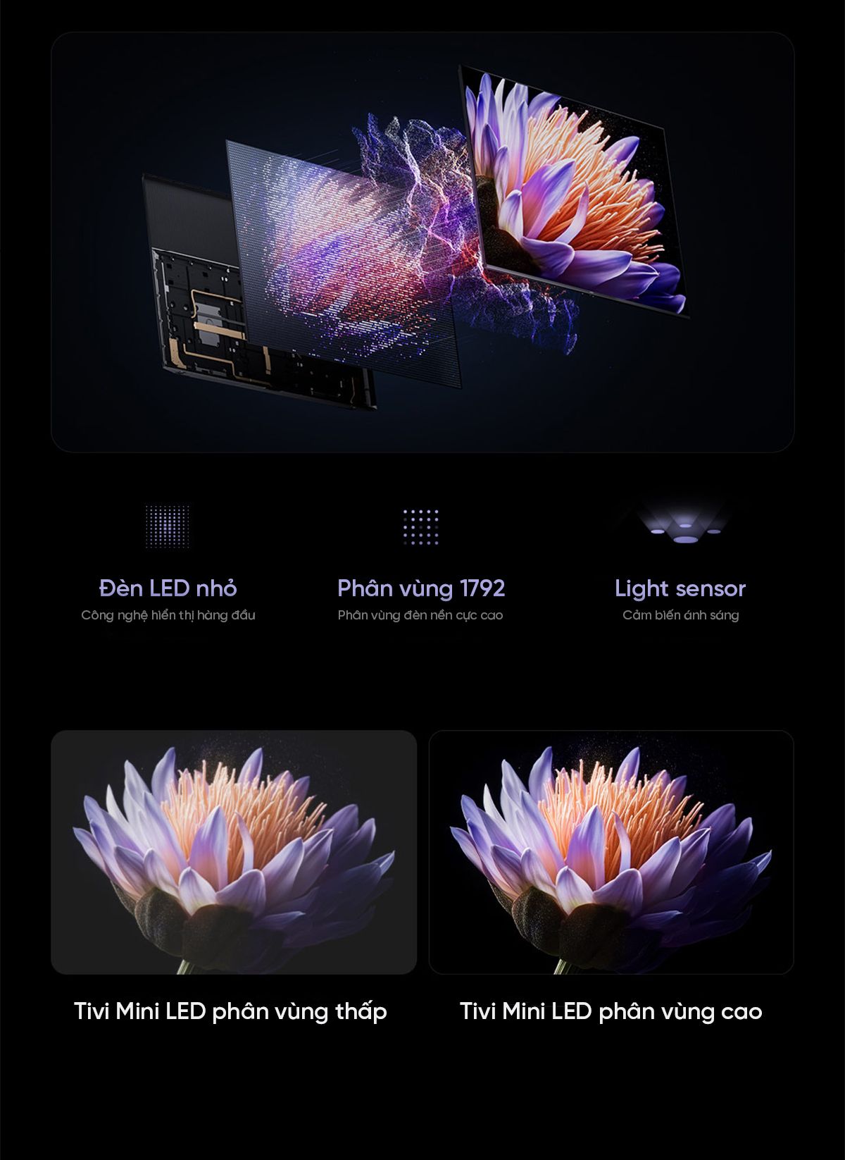 Tivi Xiaomi S Pro 65 Mini LED 65 Inch 2025 240Hz Ram 4/64GB