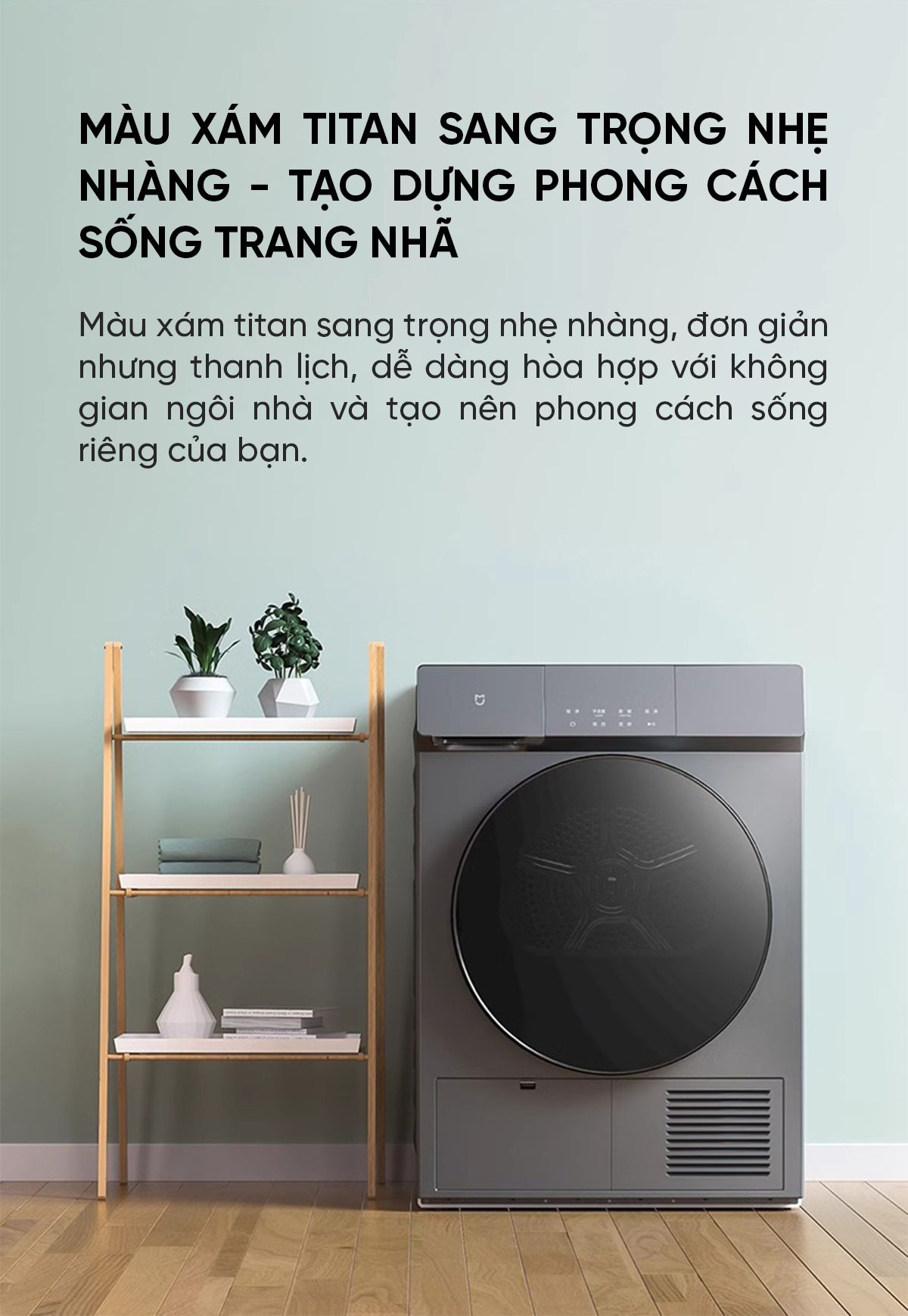 Máy sấy Xiaomi Mijia H100MJ102S Titanium 10kg