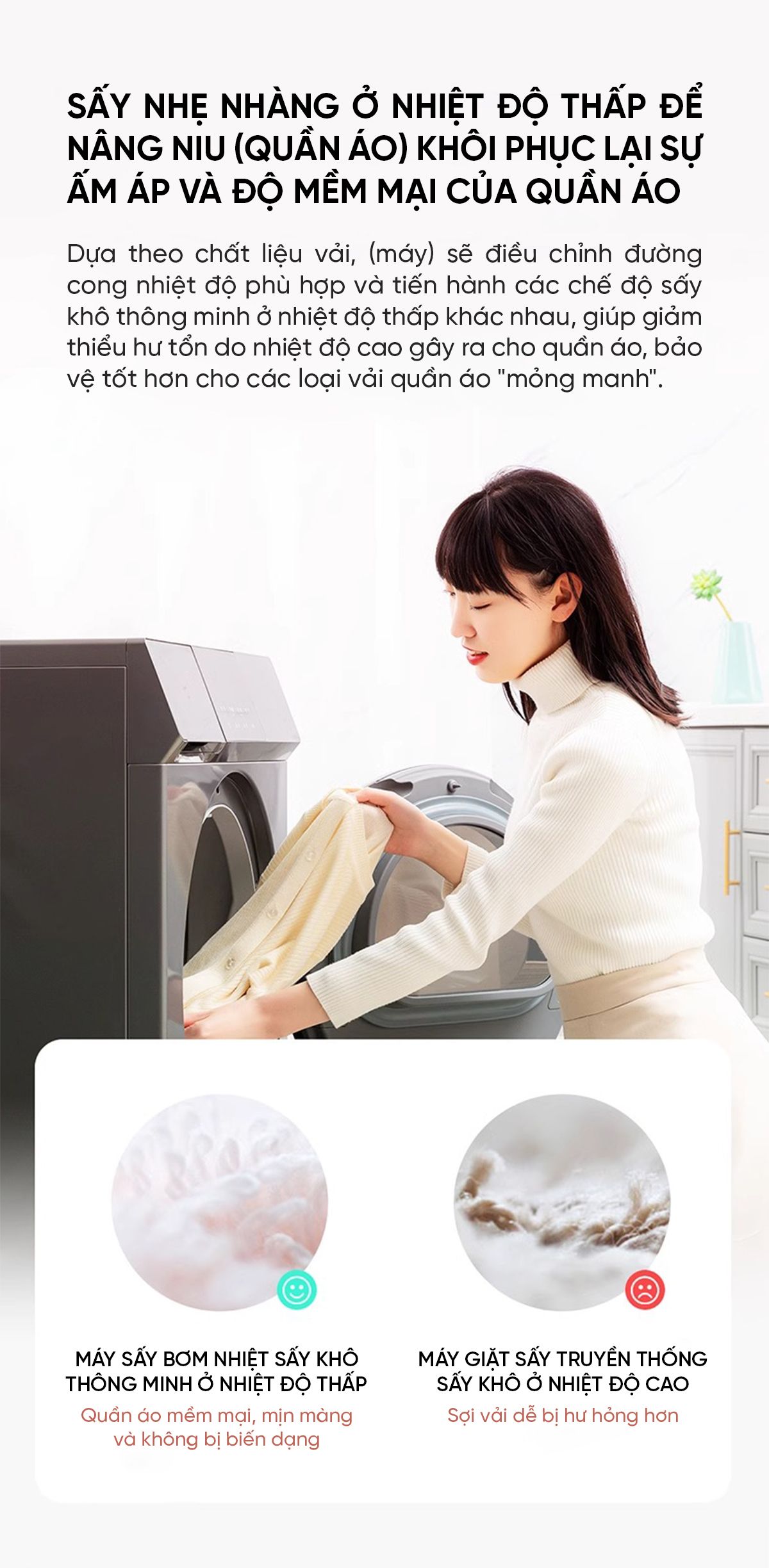 Máy sấy Xiaomi Mijia H100MJ102S Titanium 10kg