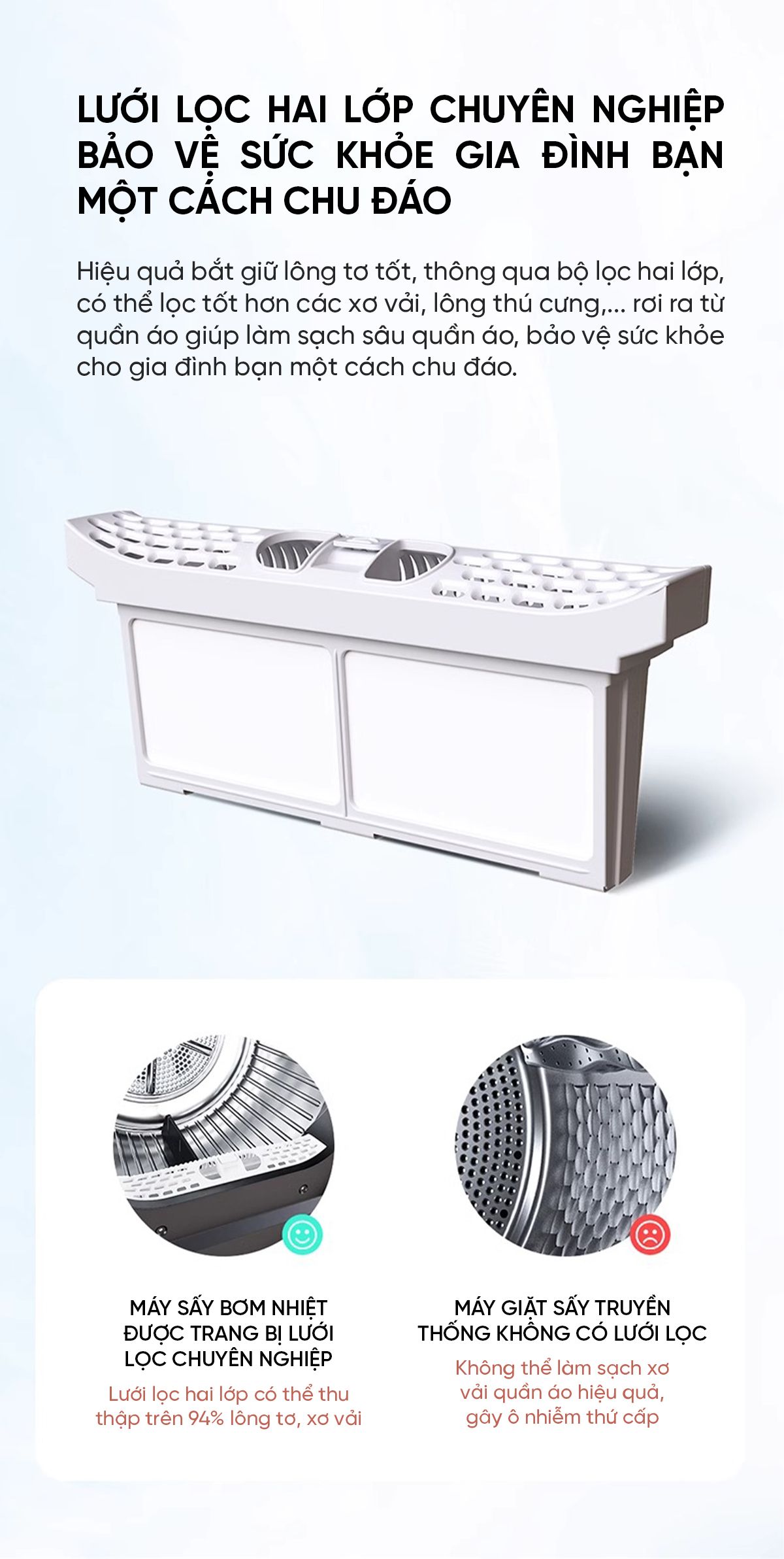 Máy sấy Xiaomi Mijia H100MJ102S Titanium 10kg