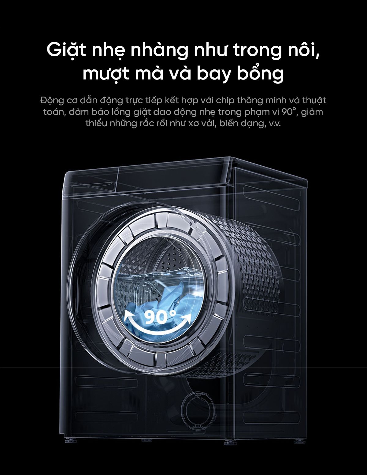 Máy giặt Xiaomi Mijia MJ106, giặt 10kg, siêu mỏng