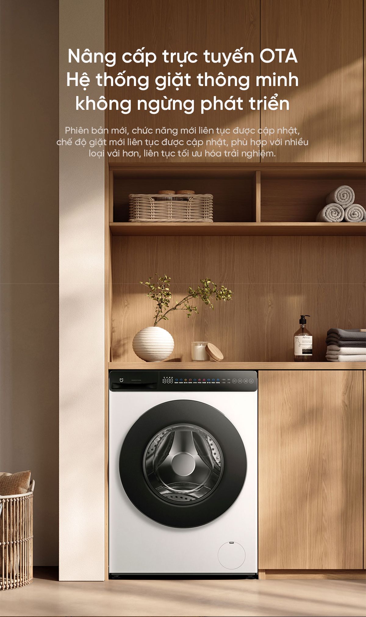 Máy giặt Xiaomi Mijia MJ106, giặt 10kg, siêu mỏng