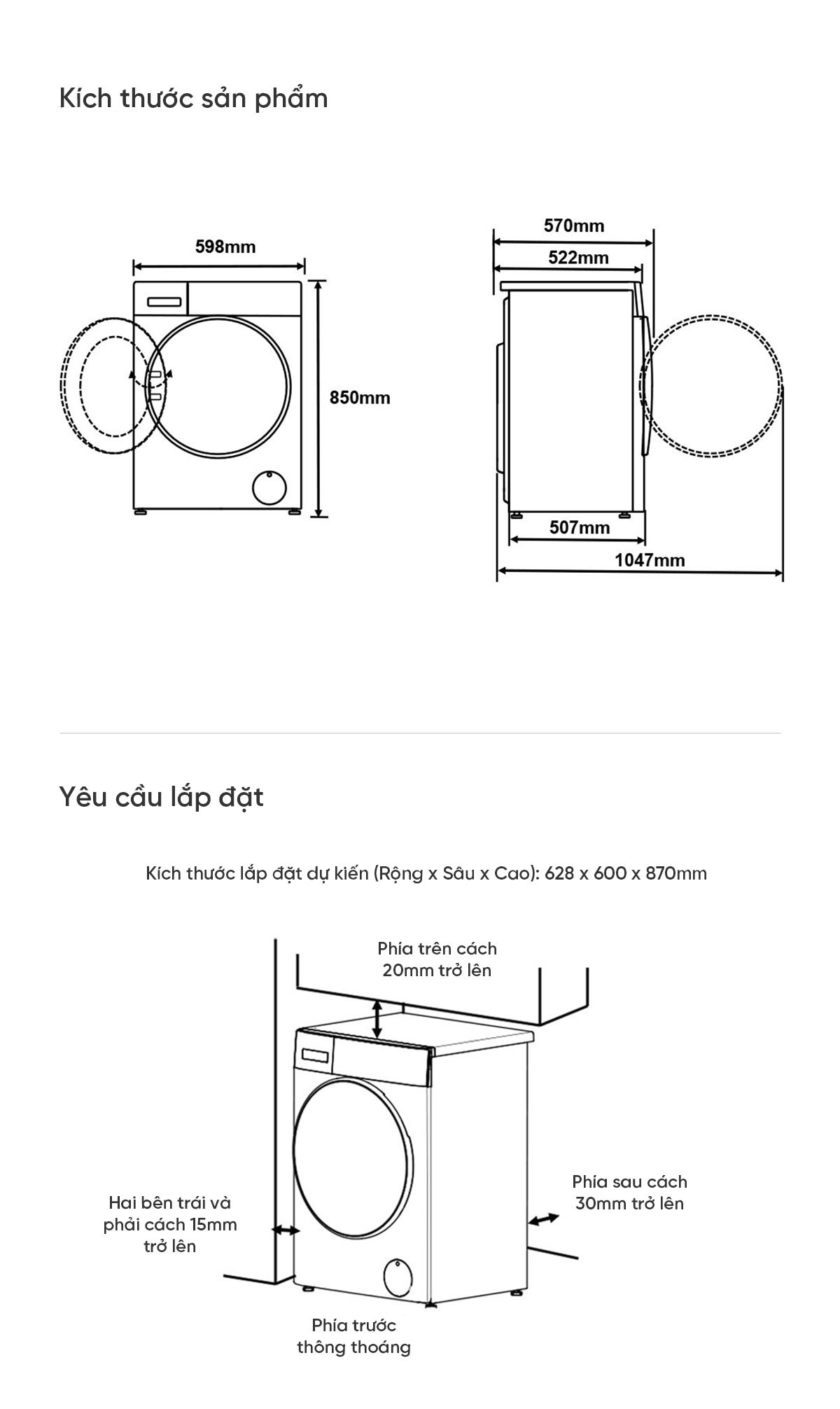 Máy giặt Xiaomi Mijia MJ106, giặt 10kg, siêu mỏng