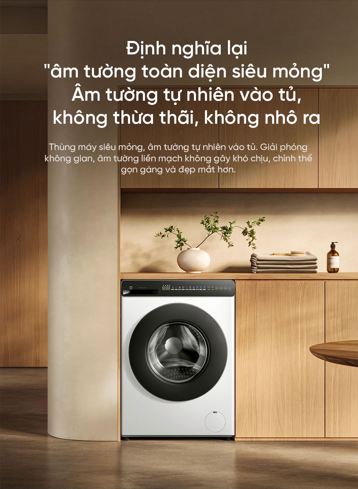 Máy giặt Xiaomi Mijia MJ106, giặt 10kg, siêu mỏng