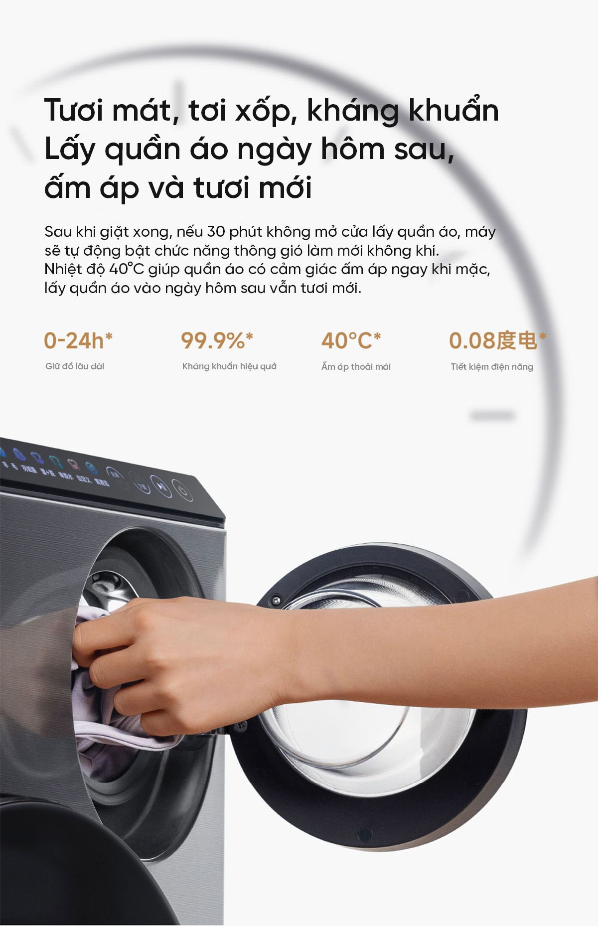 Máy giặt sấy Xiaomi Mijia MJ107, giặt 10kg, sấy 7kg
