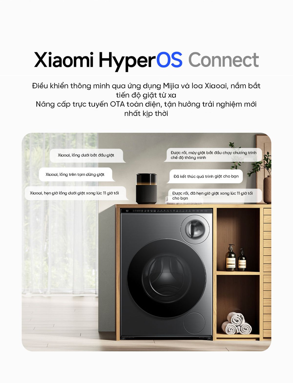 Máy giặt sấy Xiaomi Mijia MJ107, giặt 10kg, sấy 7kg