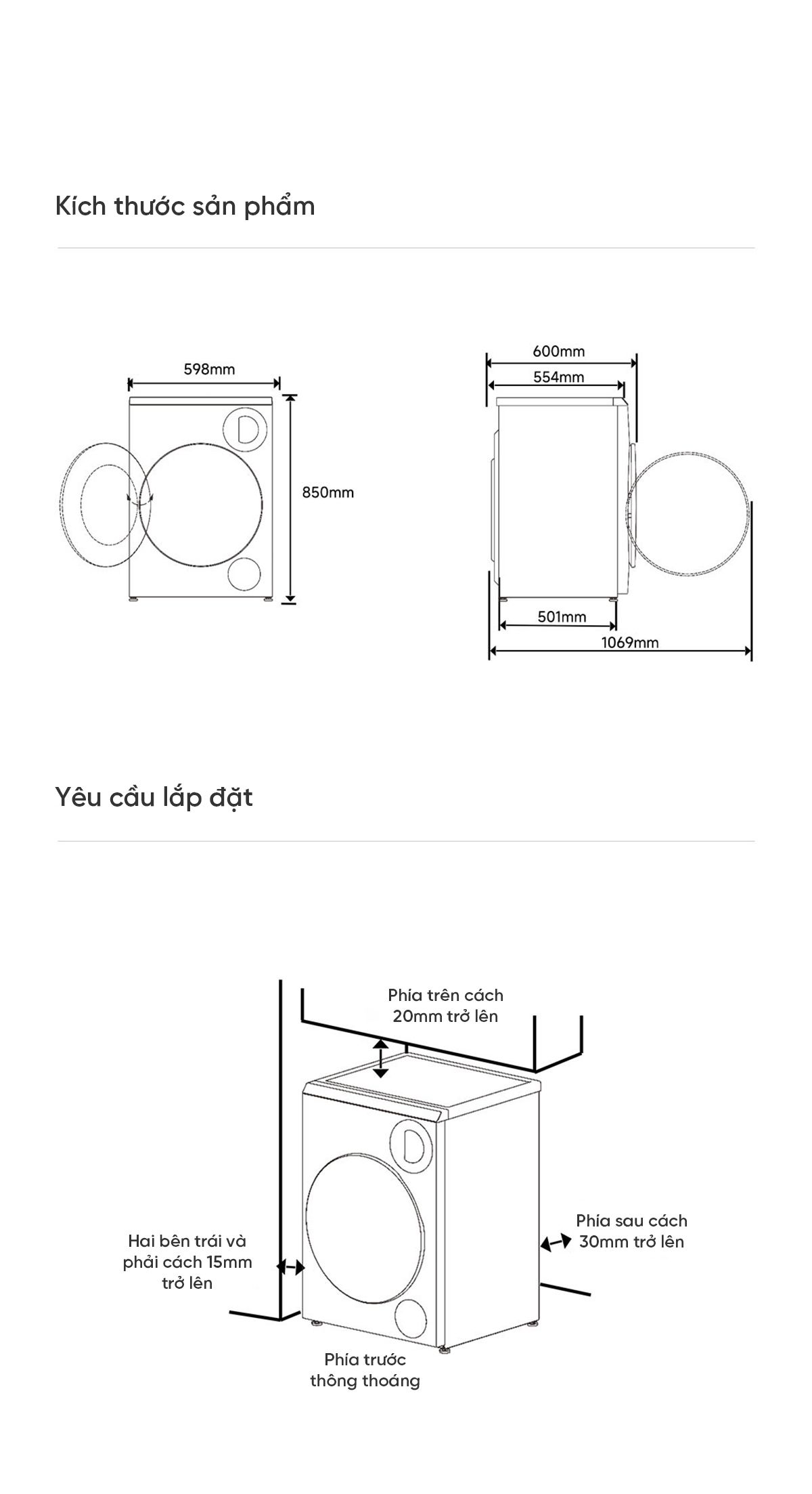 Máy giặt sấy Xiaomi Mijia MJ107, giặt 10kg, sấy 7kg