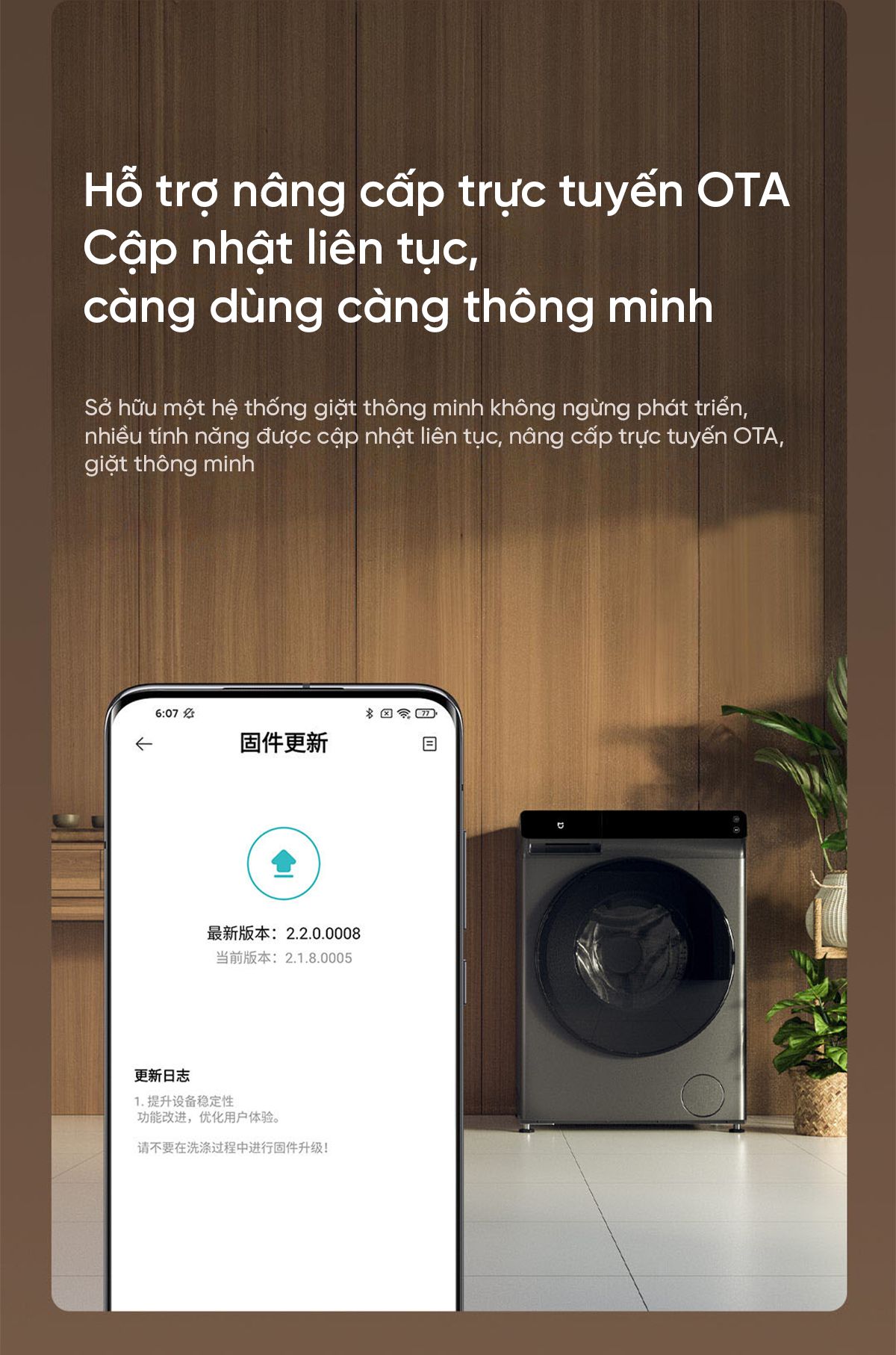 Máy giặt sấy Xiaomi Mijia MJ203 giặt 10kg, sấy 7kg , Tự Động Phân Chia Nước Giặt