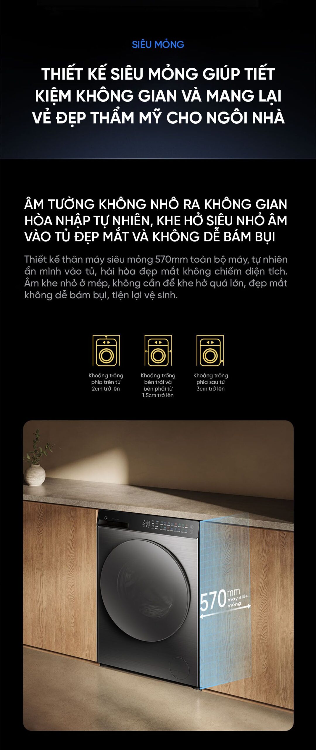 Máy giặt sấy Xiaomi Mijia MJ105 New 2025, giặt 10kg, sấy 7kg Tự Động Phân Chia Nước Giặt