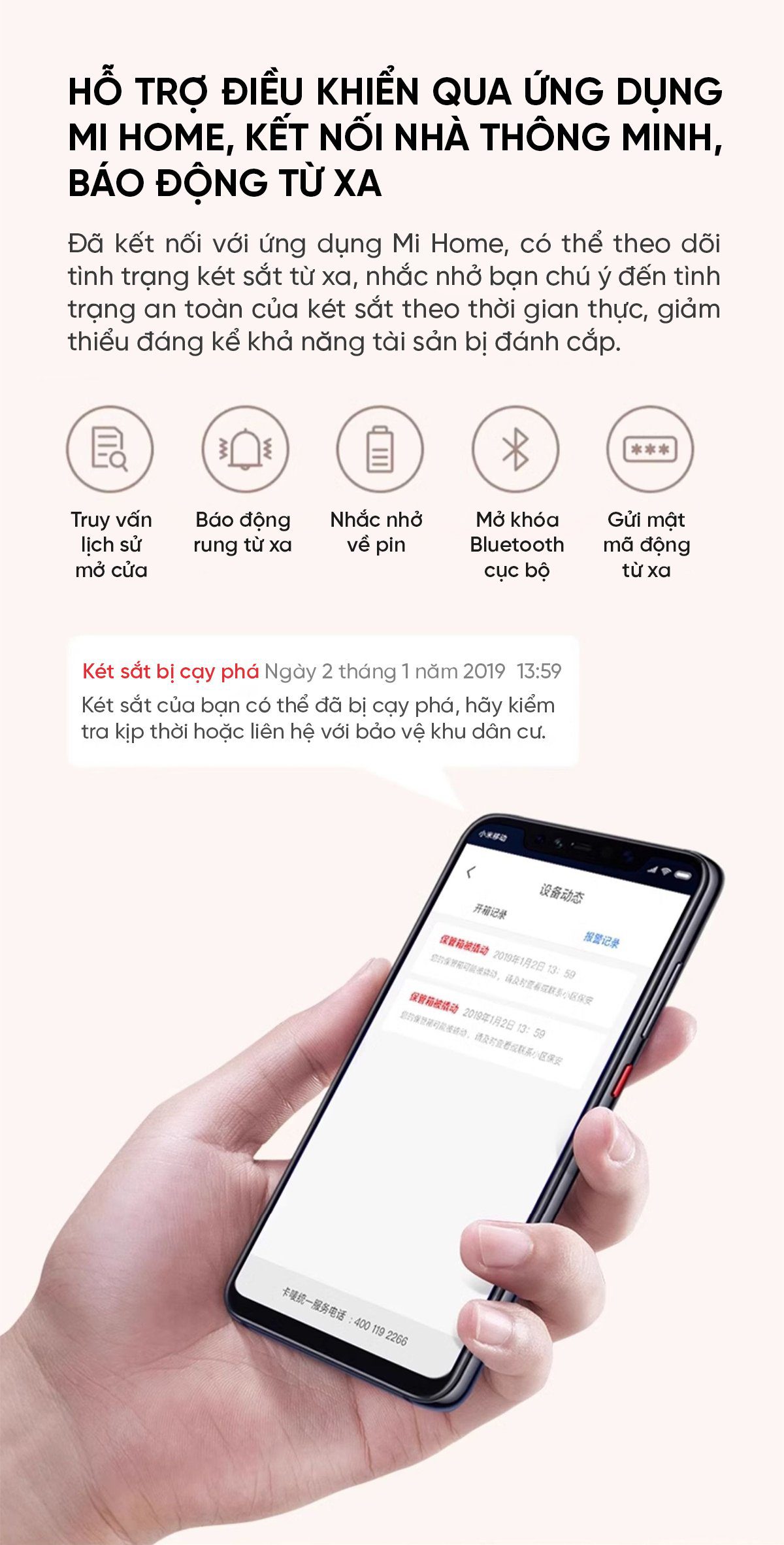 Két sắt Xiaomi thông minh BGX-X1-80MP