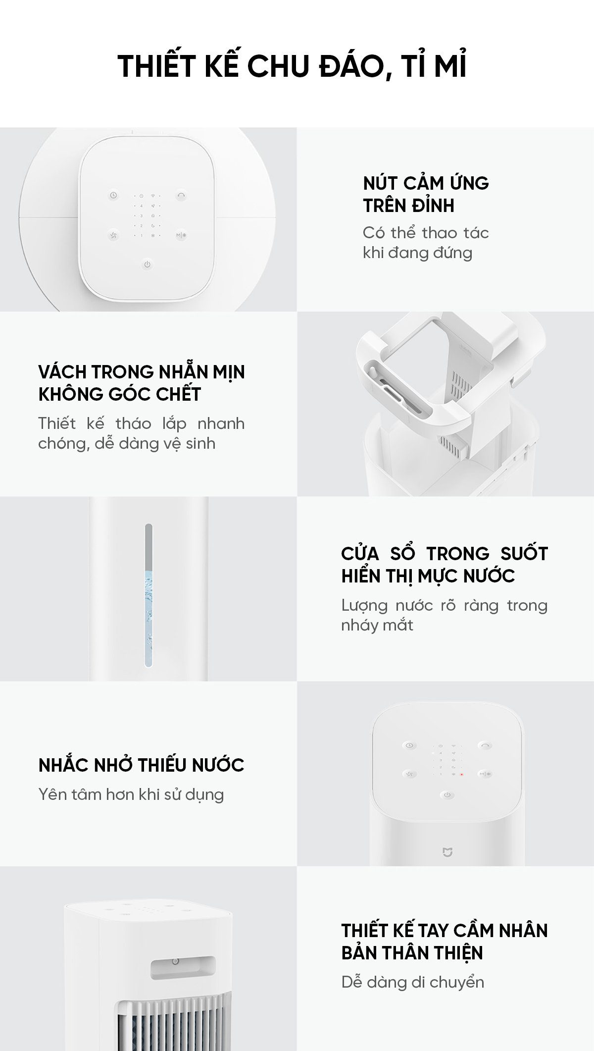 Quạt tháp điều hoà hơi nước Xiaomi ZFSLFS01DM