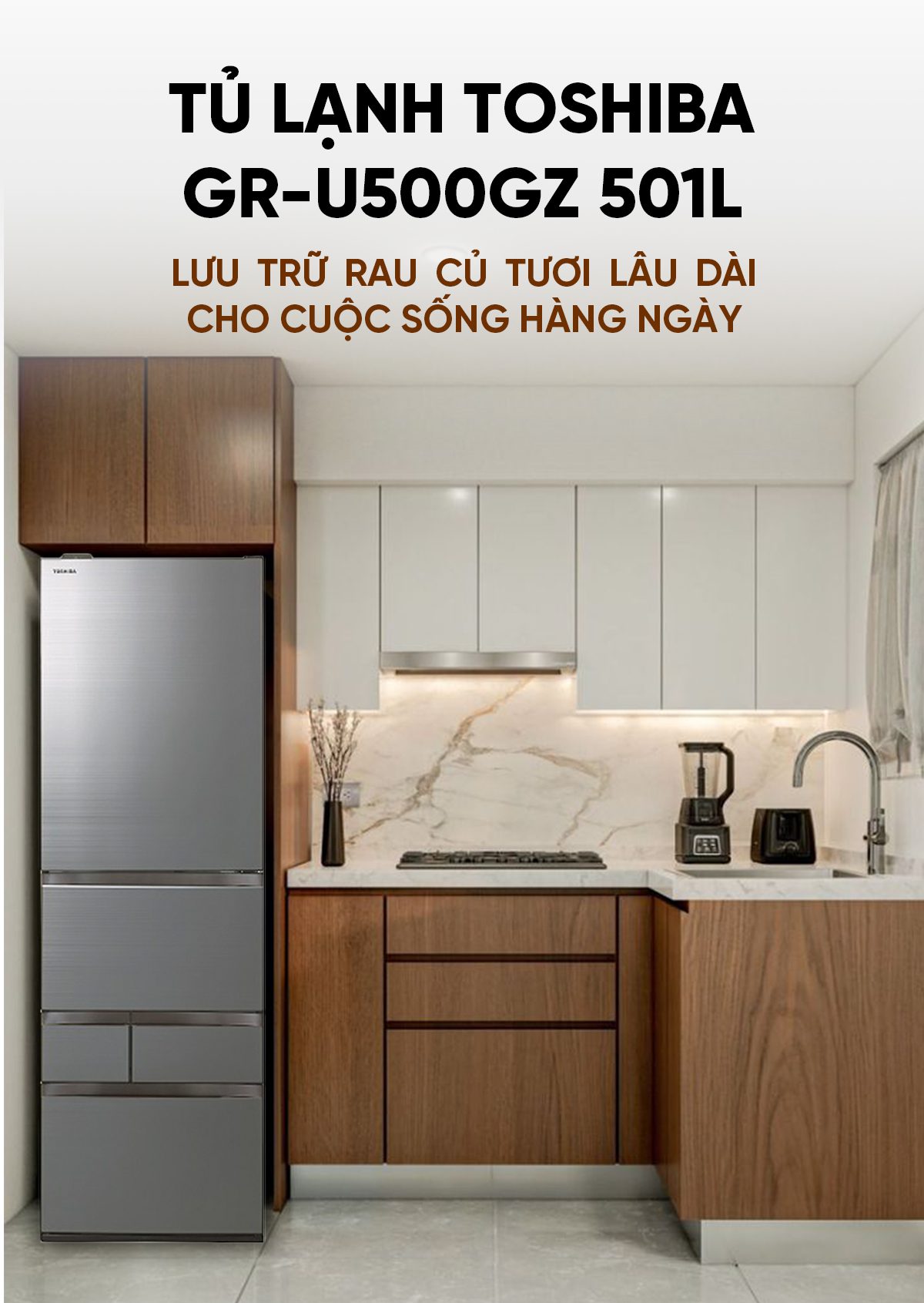 Tủ lạnh Toshiba GR-U500GZ 501L