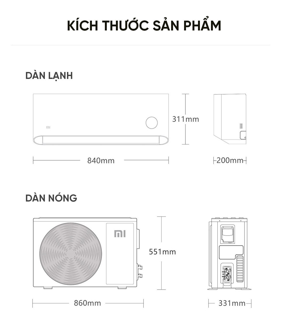 Điều hòa Xiaomi Mijia KFR/35GW R1X1 1.5HP 2 chiều