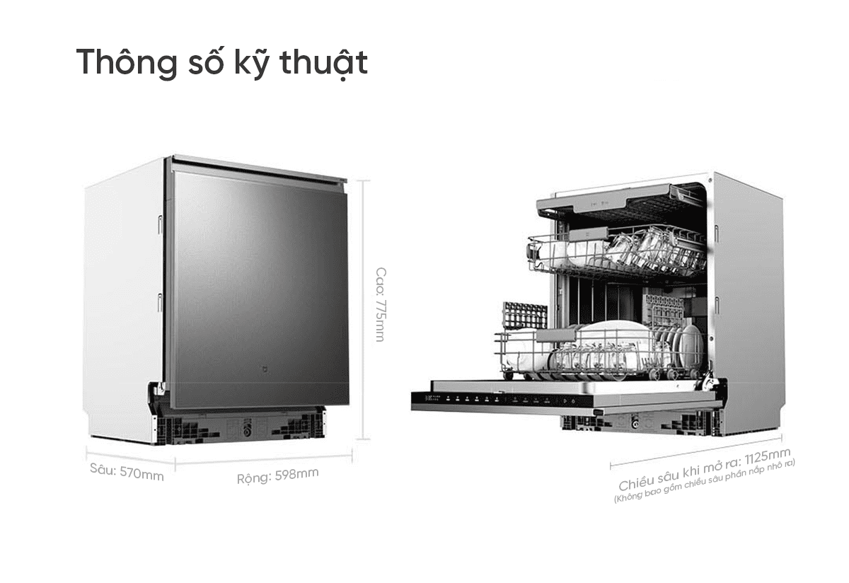 Máy rửa bát Xiaomi Mijia P20 18 bộ