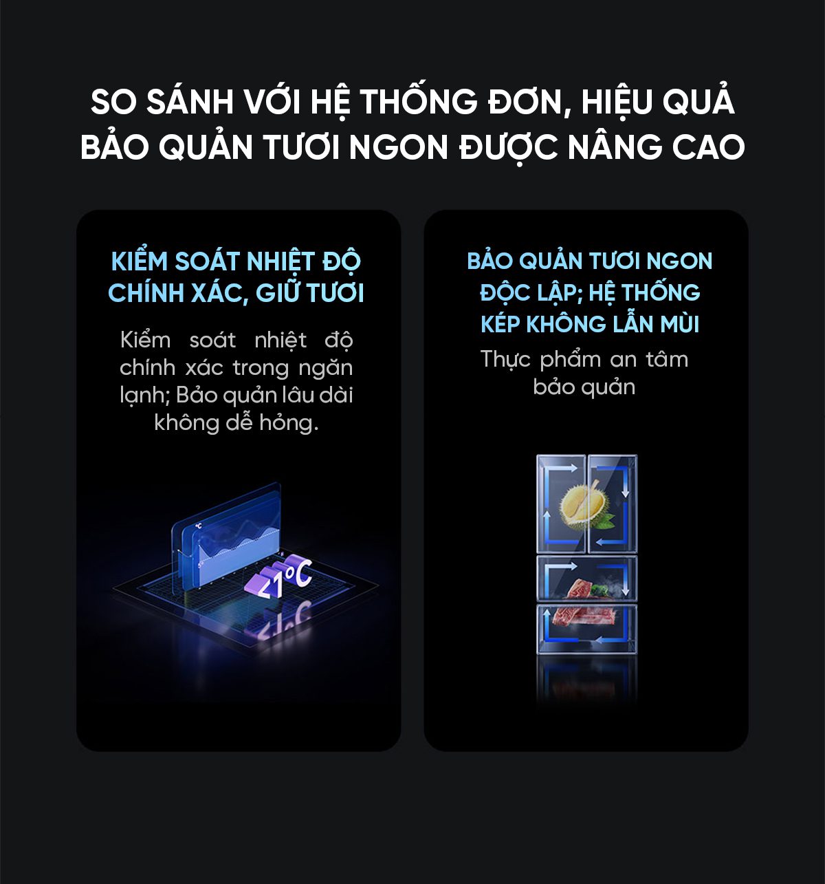Tủ lạnh Xiaomi Mijia 508L Pro 2025, 3 cửa, mặt kính trắng băng