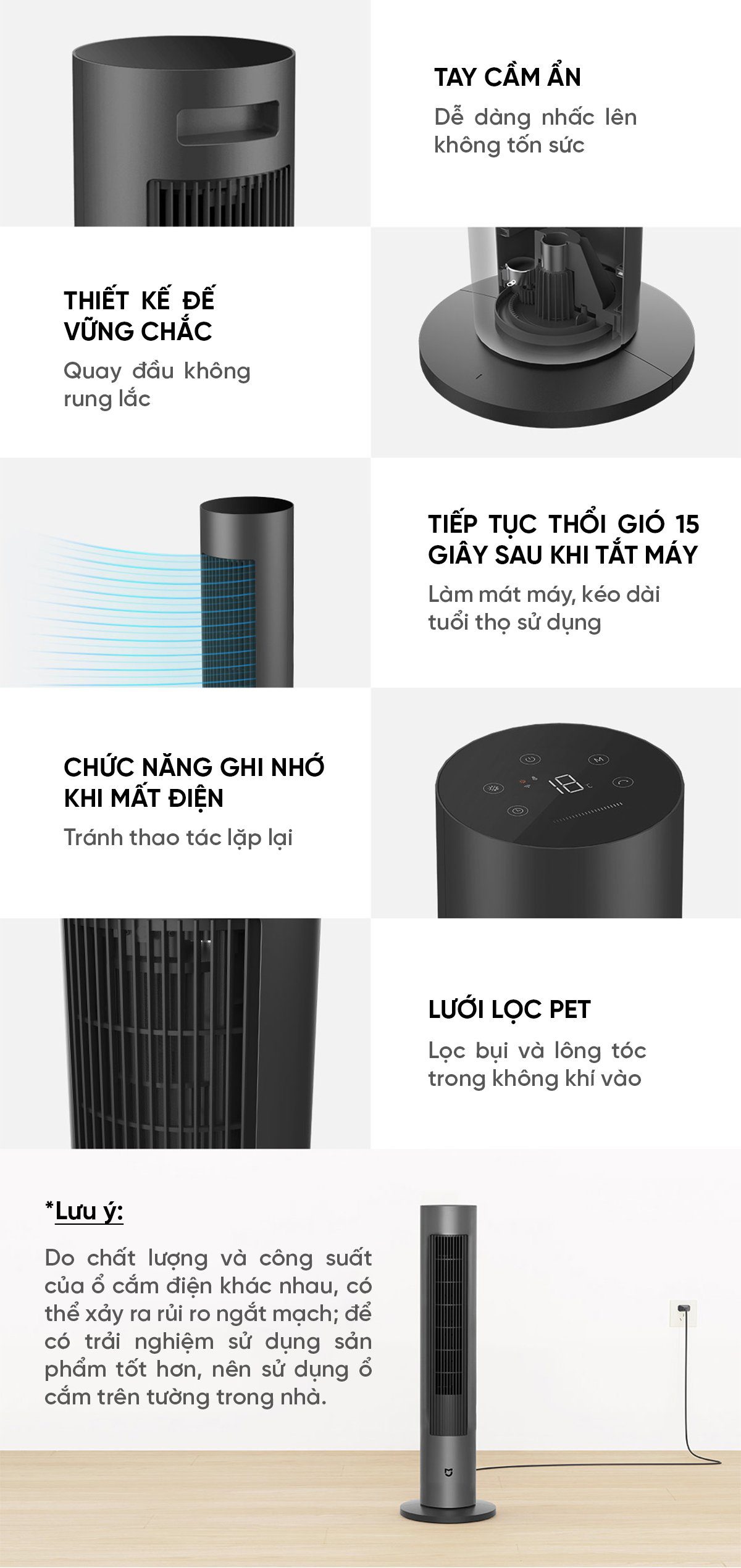 Quạt tháp điều hoà hơi nước Xiaomi BPLNS01DM
