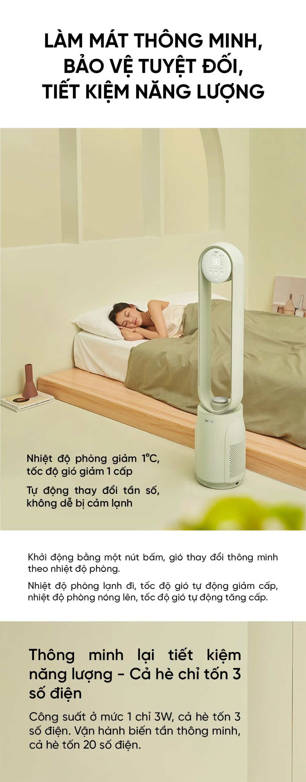 Quạt không cánh Keheal A4 Pro