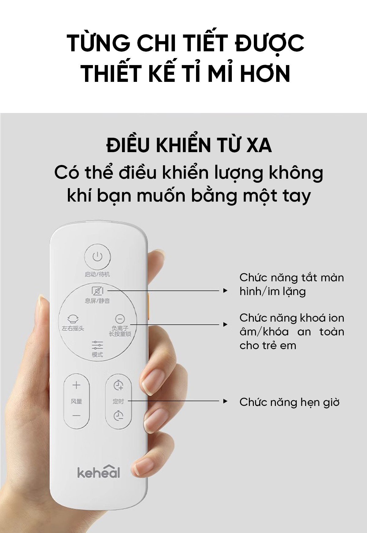 Quạt không cánh Keheal A4 Pro