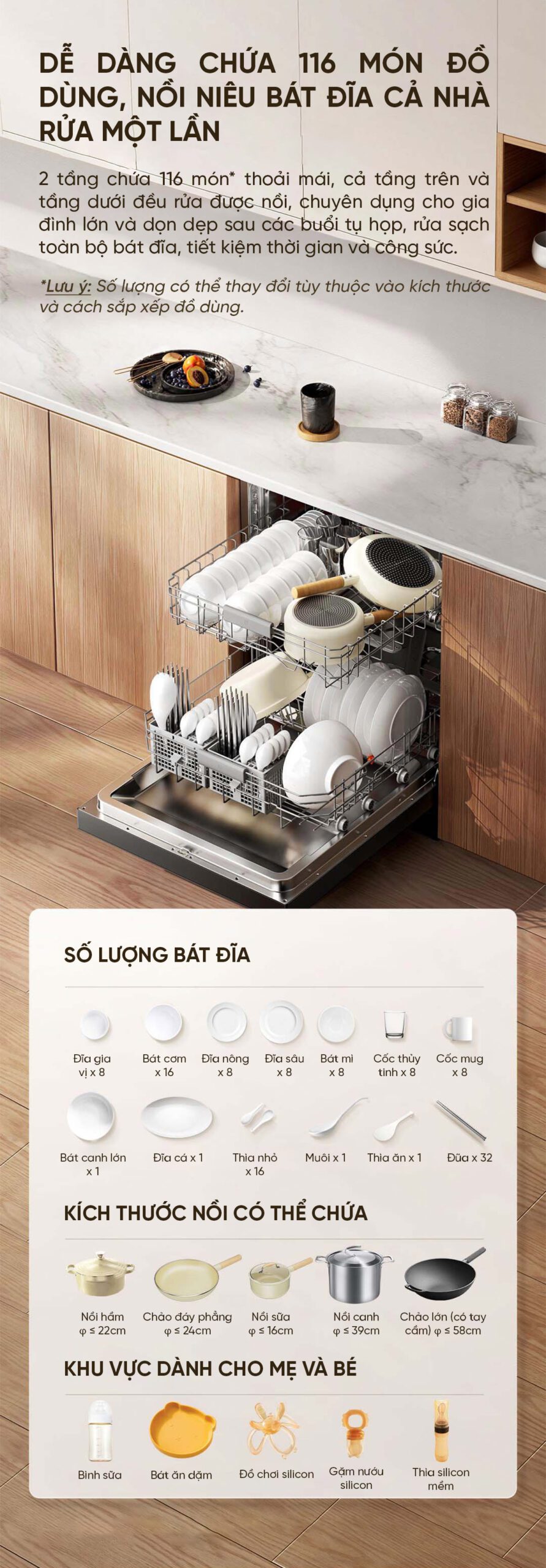 Máy rửa bát Xiaomi Mijia S10 16 bộ
