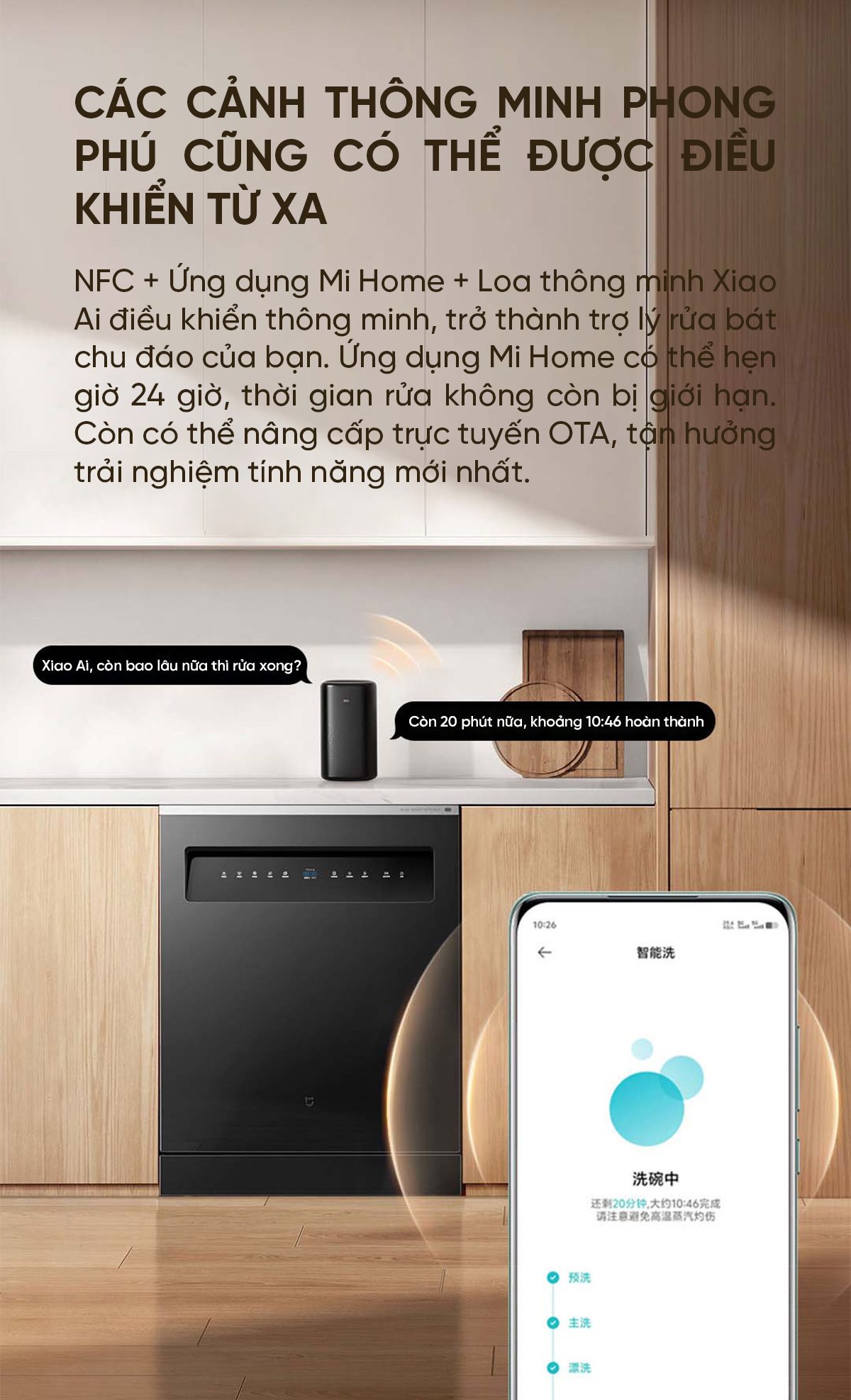Máy rửa bát Xiaomi Mijia S10 16 bộ
