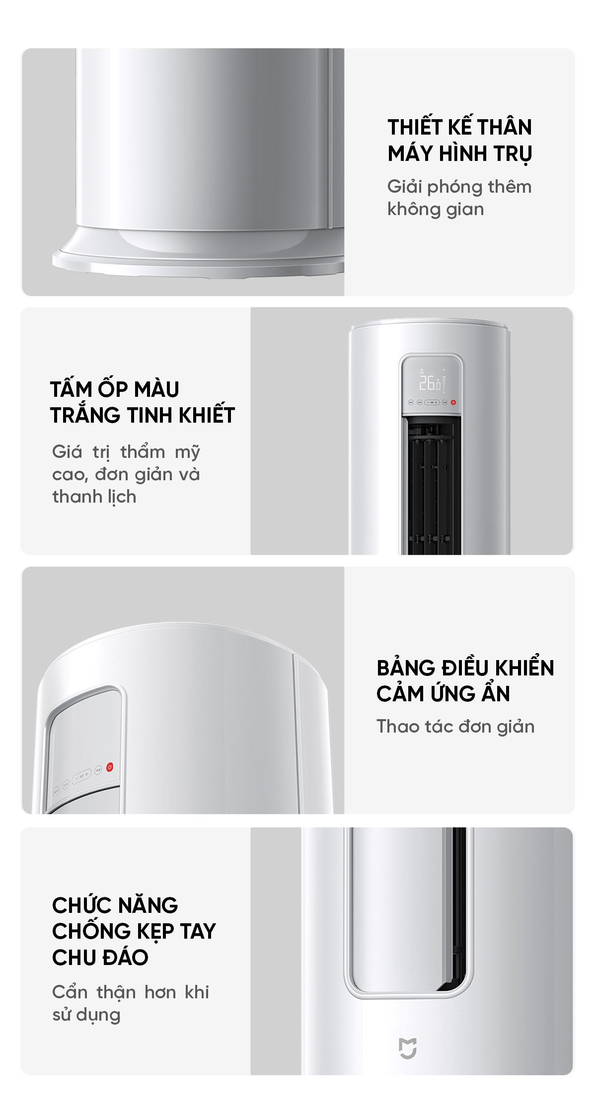 Điều hòa cây Xiaomi Mijia KFR-120LW/N1A3 5HP 2 chiều