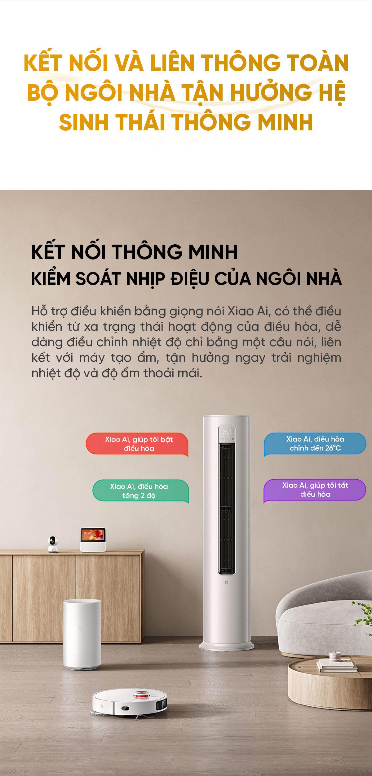 Điều hòa cây Xiaomi Mijia KFR-120LW/N1A3 5HP 2 chiều