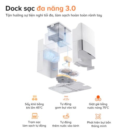 Robot hút bụi Roborock Q Revo Edge 5V1【Nhắn tin giảm giá thêm】