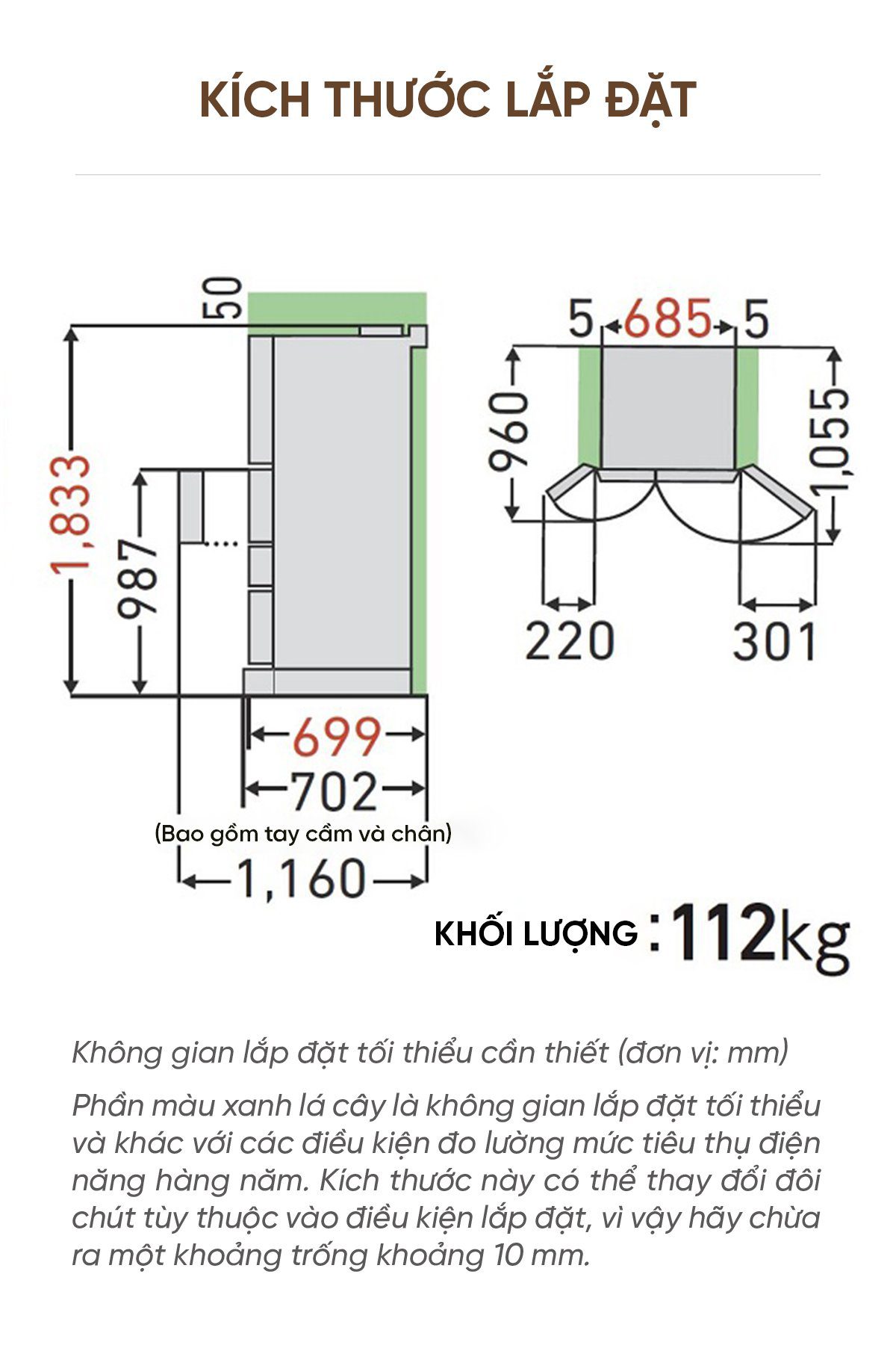 Tủ lạnh Toshiba GR-W550FK 551L