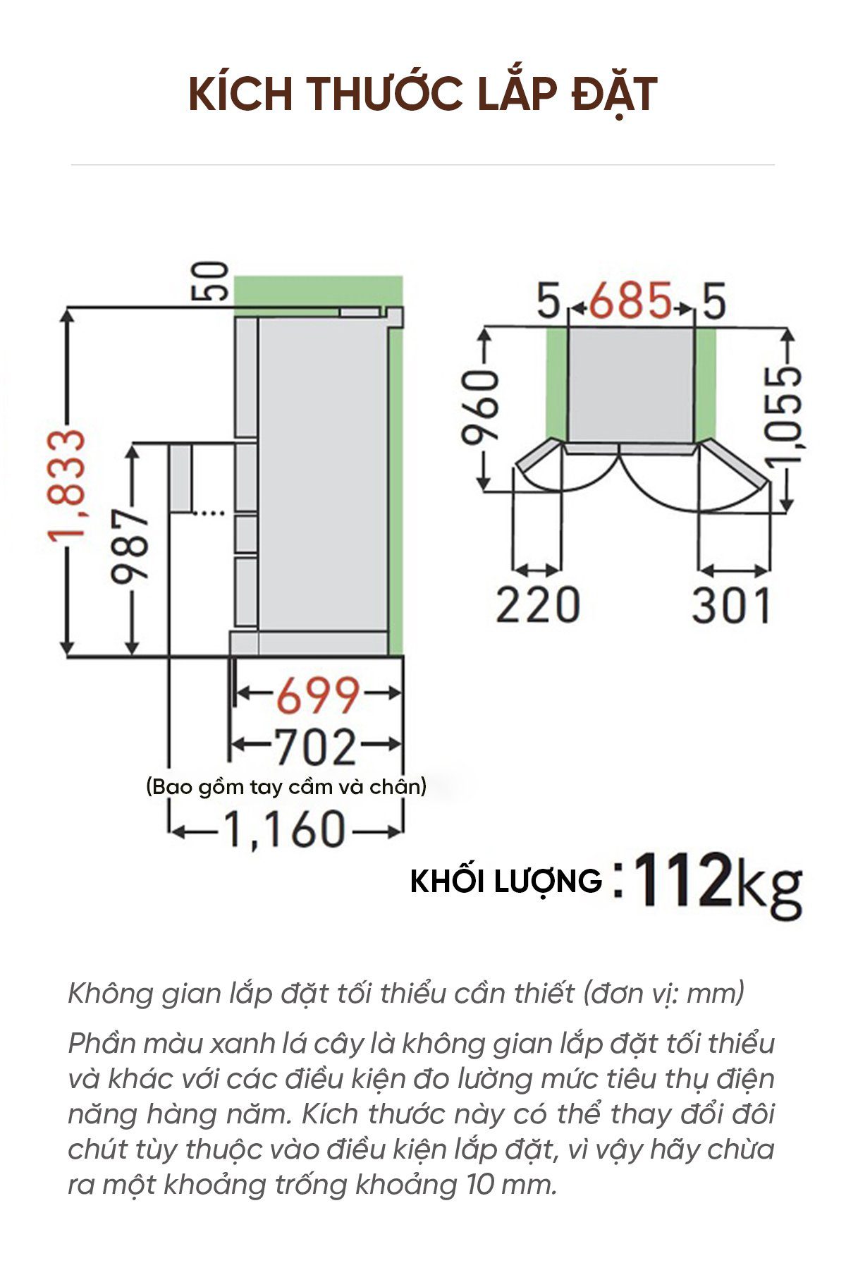 Tủ lạnh Toshiba GR-Y550FH 551L
