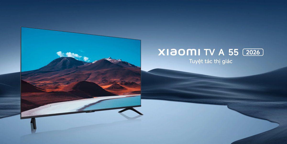 Tivi Xiaomi A 55 Inch – 2026 Bản Quốc Tế – 4K/60Hz – 2GB/8GB