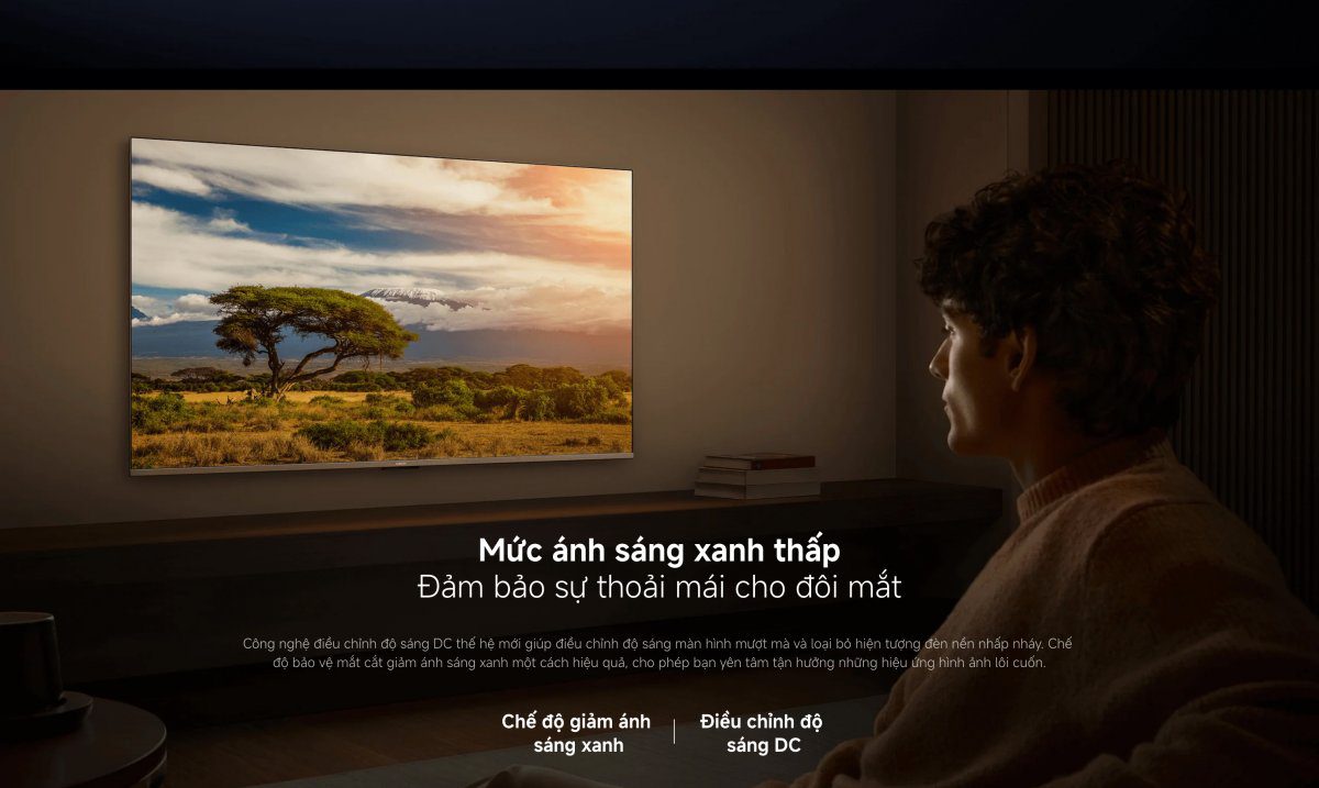 Tivi Xiaomi A 55 Inch – 2026 Bản Quốc Tế – 4K/60Hz – 2GB/8GB
