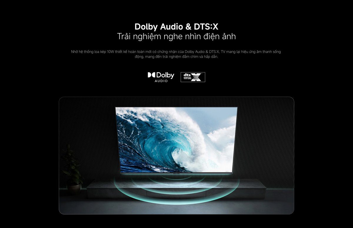 Tivi Xiaomi A 65 Inch – 2026 Bản Quốc Tế – 4K/60Hz – 2GB/8GB