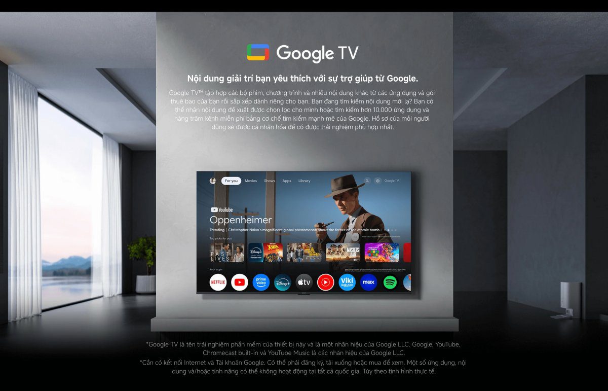 Tivi Xiaomi A 65 Inch – 2026 Bản Quốc Tế – 4K/60Hz – 2GB/8GB