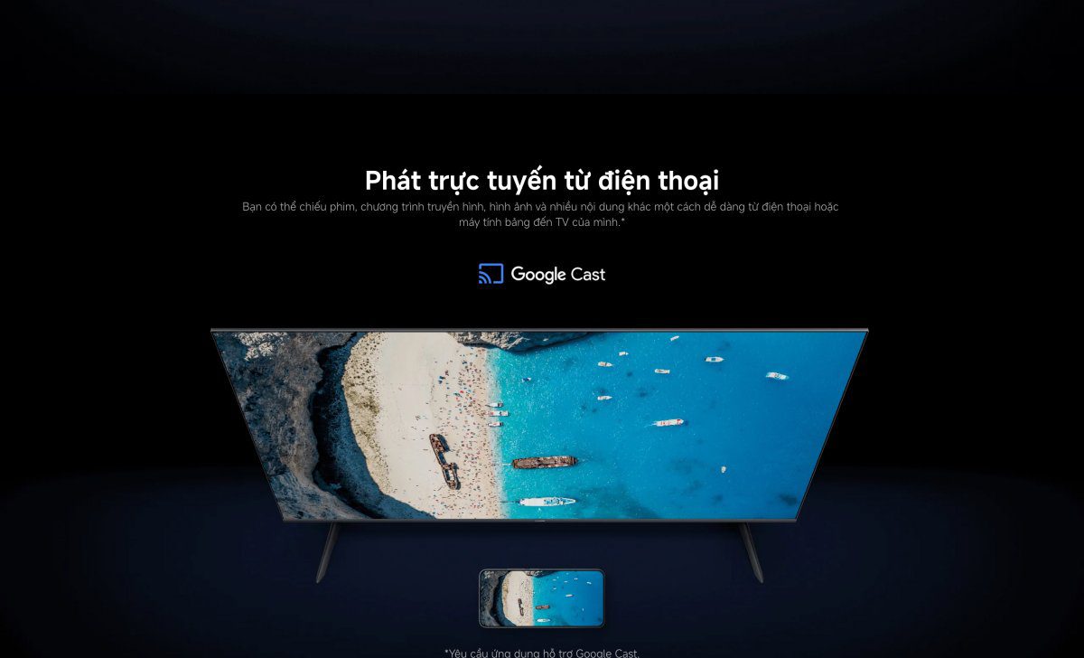 Tivi Xiaomi A 65 Inch – 2026 Bản Quốc Tế – 4K/60Hz – 2GB/8GB