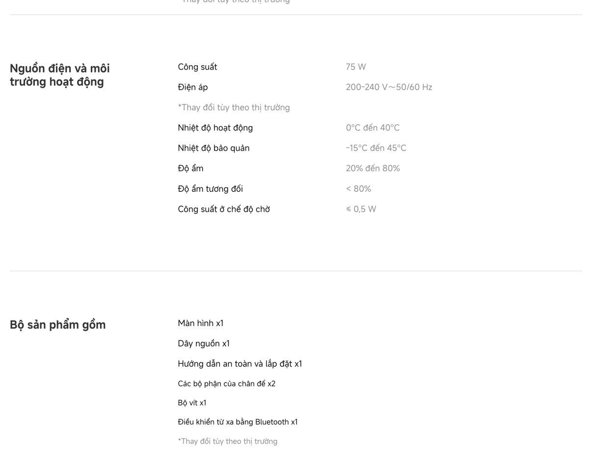 Tivi Xiaomi A Pro 43 Inch – 2026 Bản Quốc Tế – QLED 4K/60Hz – 2GB/8GB