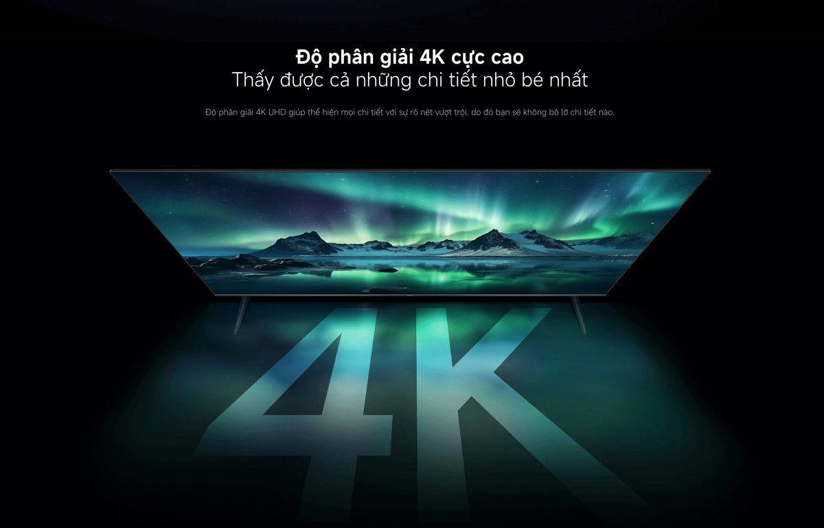 Tivi Xiaomi A Pro 43 Inch – 2026 Bản Quốc Tế – QLED 4K/60Hz – 2GB/8GB