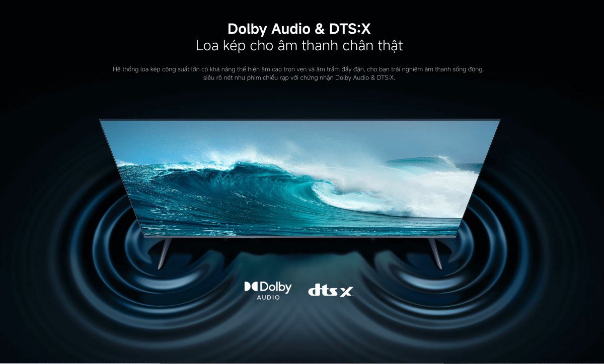 Tivi Xiaomi A Pro 75 Inch – 2026 Bản Quốc Tế – QLED 4K/60Hz – 2GB/8GB
