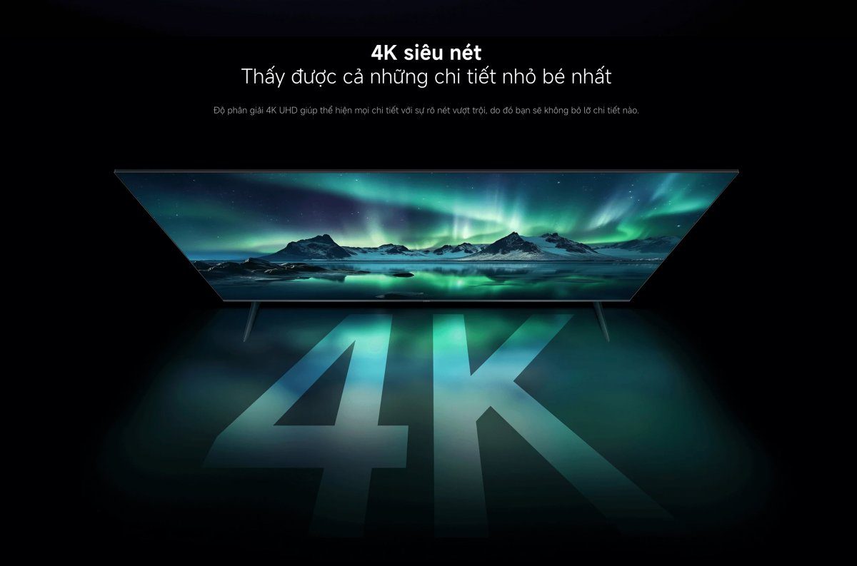 Tivi Xiaomi A Pro 75 Inch – 2026 Bản Quốc Tế – QLED 4K/60Hz – 2GB/8GB