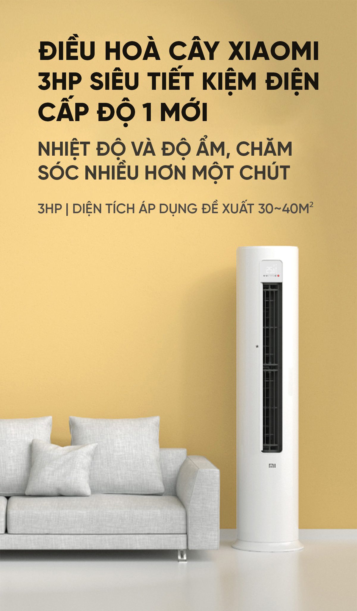 Điều Hoà Cây Xiaomi Mija KFR-72LW-N1A1 3HP Thông Minh 2025