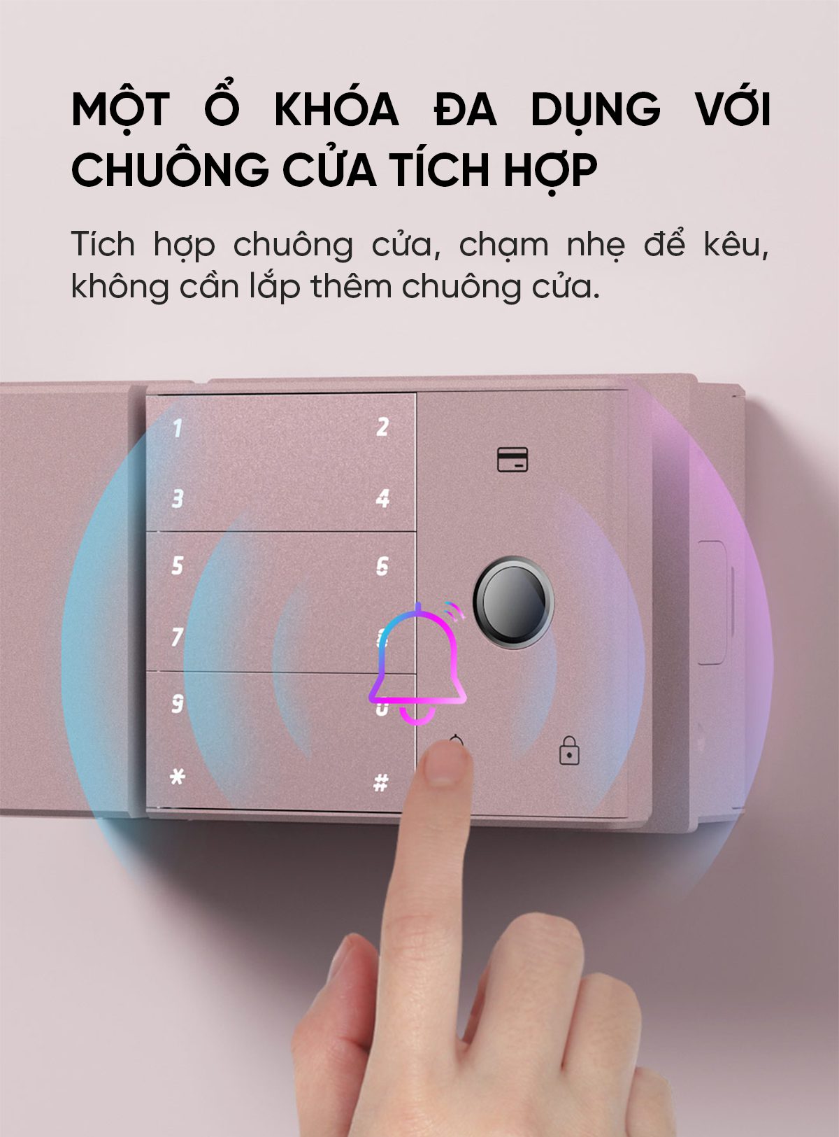 Khóa vân tay cửa kính thông minh Pro Xiaomi CRMCR