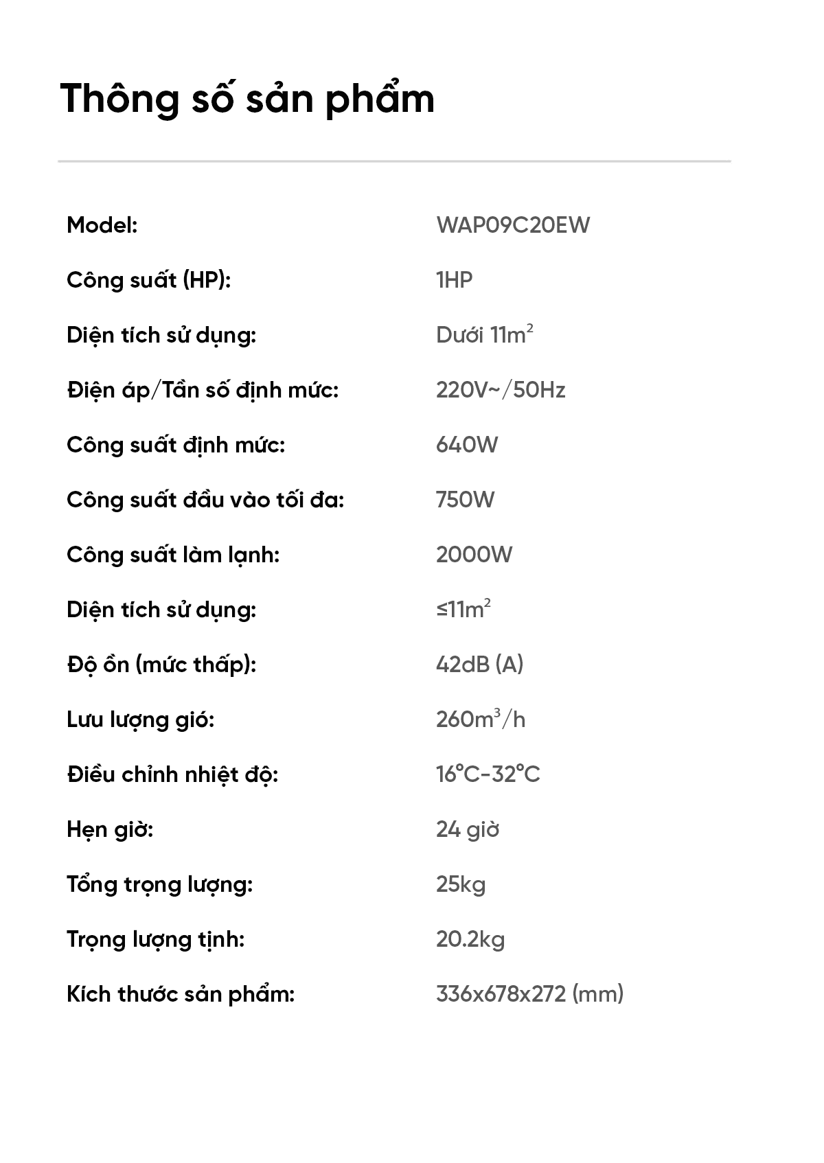 Điều hòa di động thông minh Xiaomi NWT công suất lớn 1HP