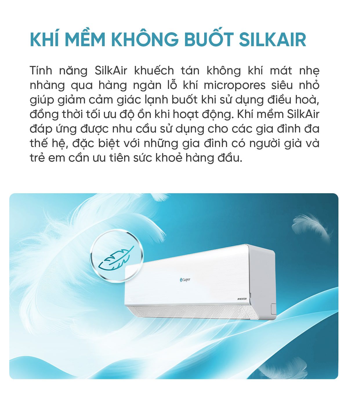 Điều hòa EcoPrime Inverter 1 chiều 1HP QC-09IS36
