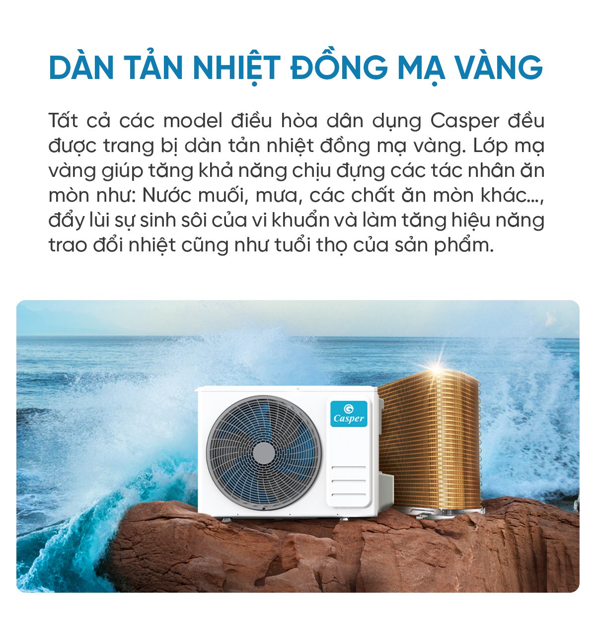 Điều hòa Casper EcoPrime Inverter 1 chiều 2.5HP SC-24FS33