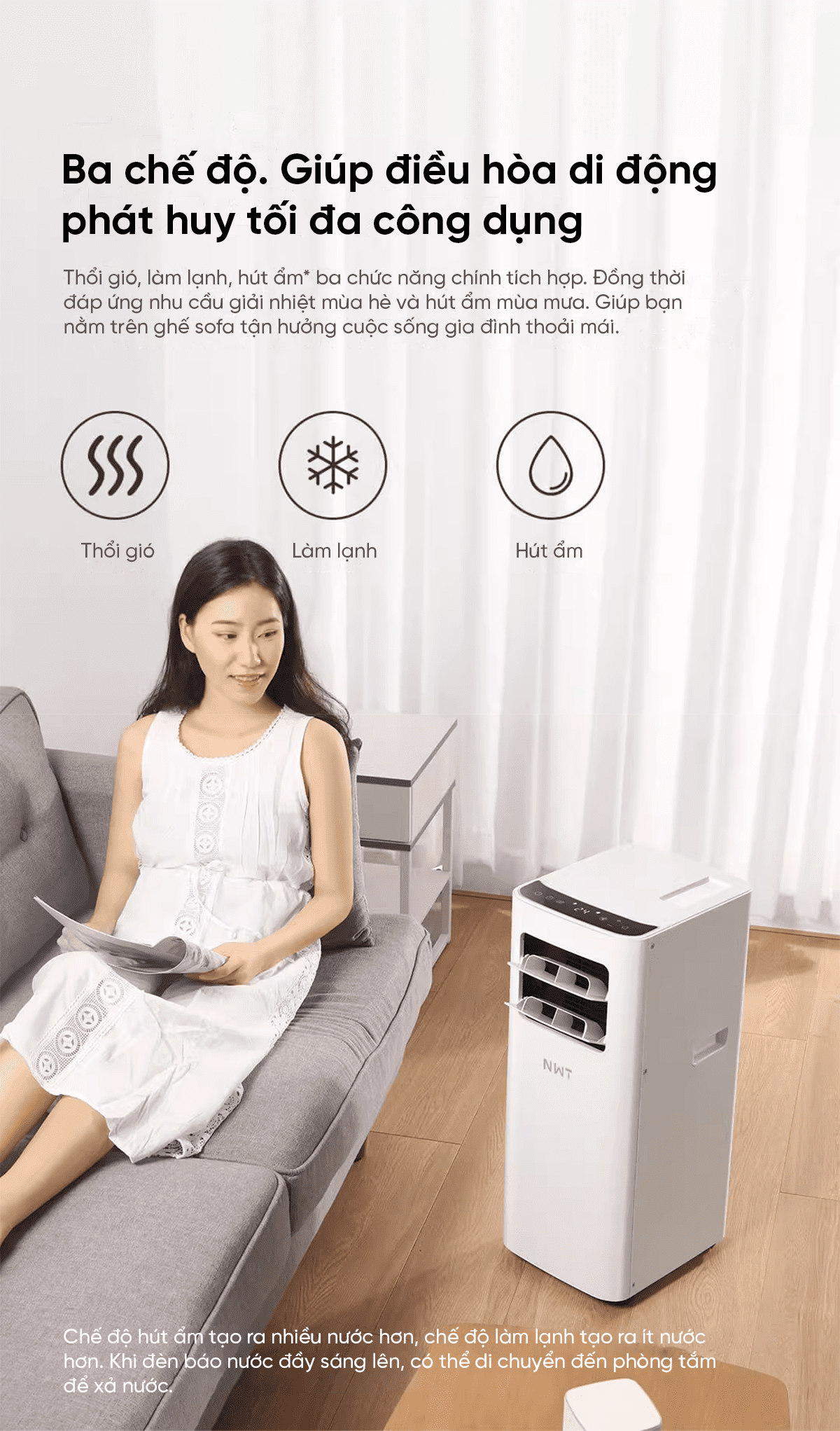 Điều hòa di động thông minh Xiaomi NWT KY26EAW1
