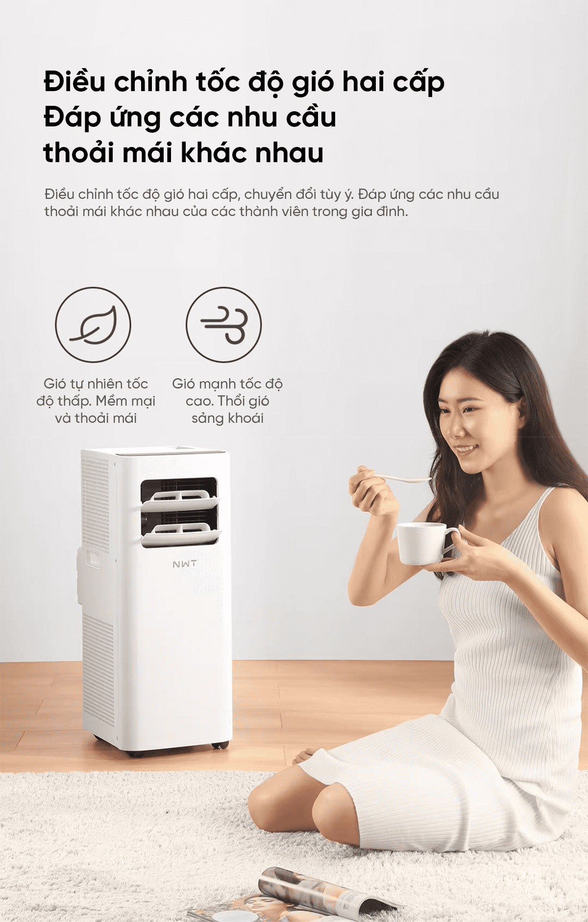 Điều hòa di động thông minh Xiaomi NWT KY26EAW1
