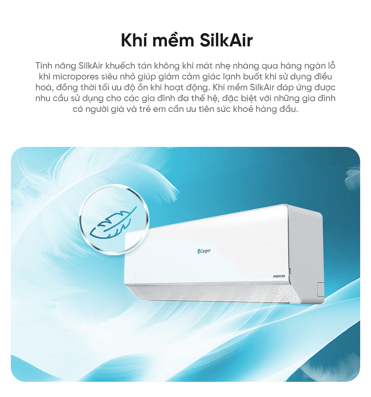 Điều hòa EcoPrime Inverter 1 chiều 1.5HP QC-12IS36