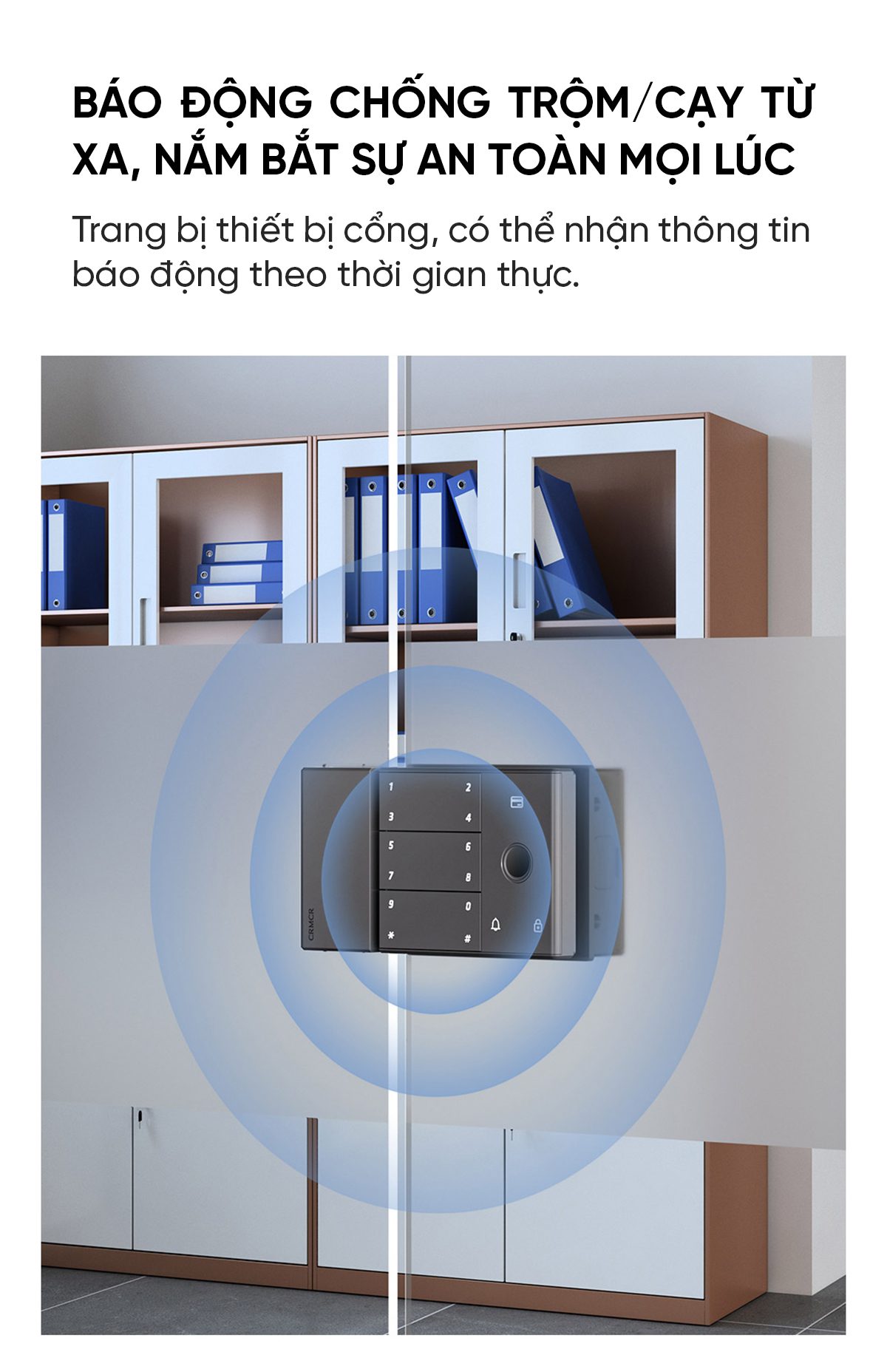 Khóa vân tay cửa kính thông minh Pro Xiaomi CRMCR