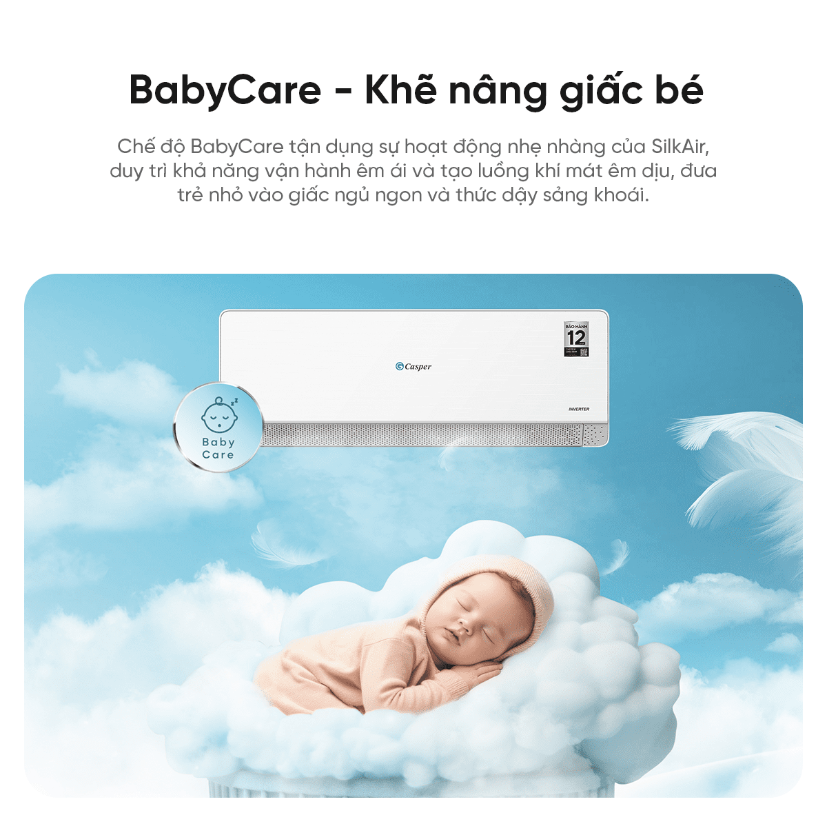 Điều hòa EcoPrime Inverter 1 chiều 1.5HP QC-12IS36