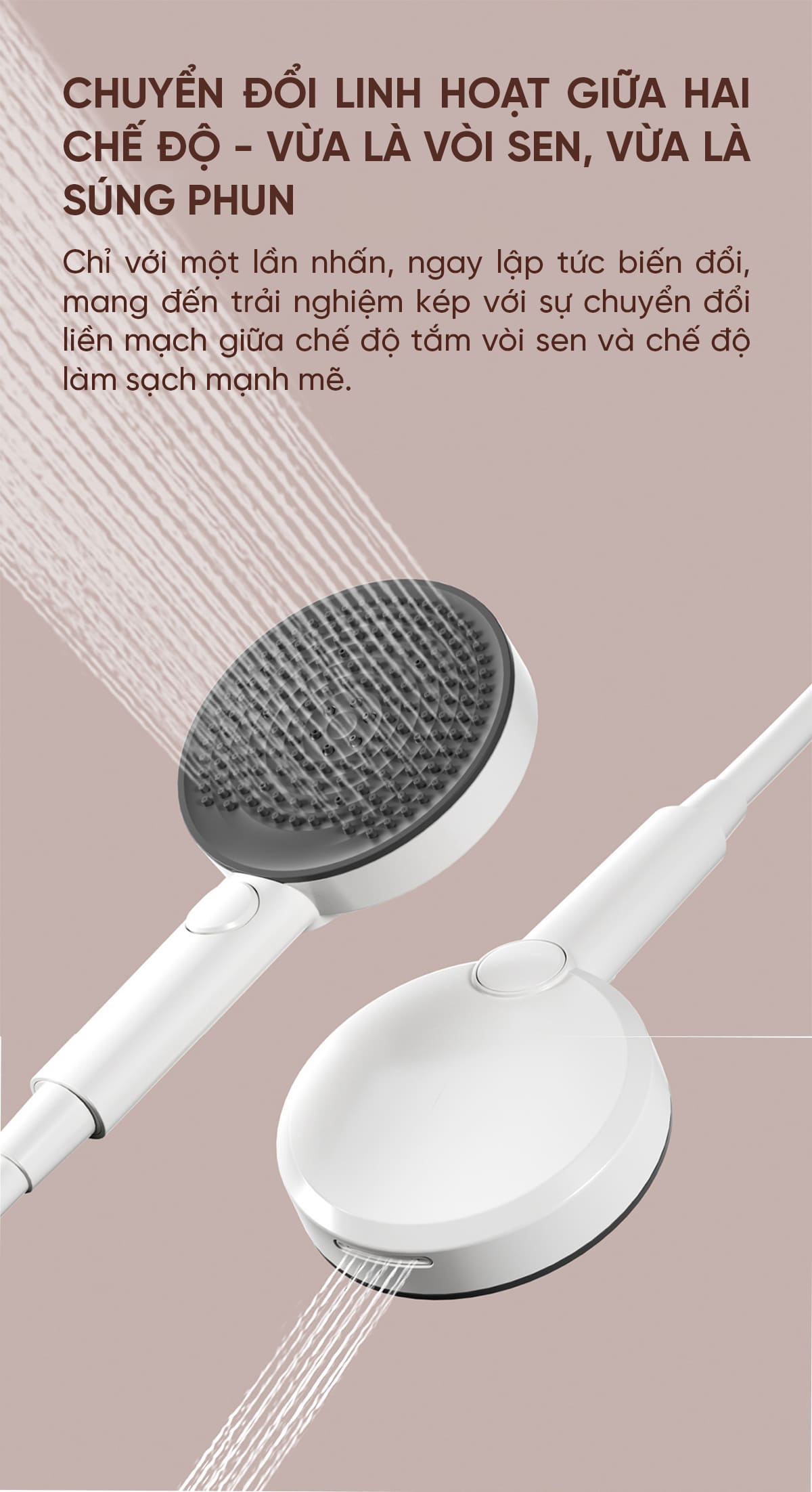 Vòi Sen Tăng Áp Đa Năng i9 MAX