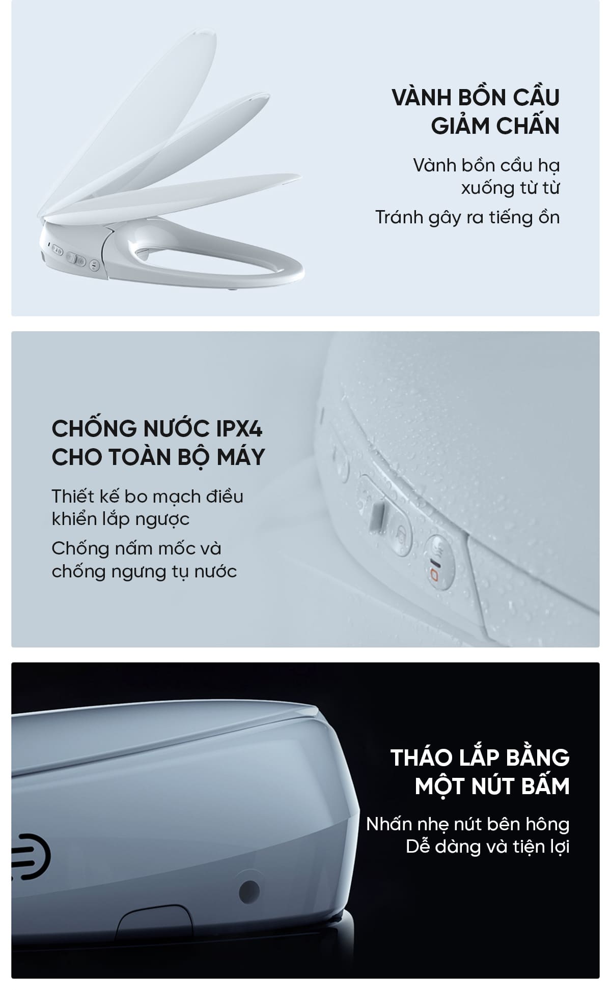 Nắp Bồn Cầu Thông Minh Whale Spout Pro Edition
